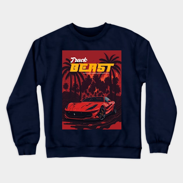 Track Beast Crewneck Sweatshirt by By_Russso